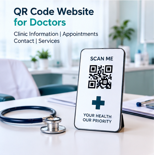 QR code website for clinics